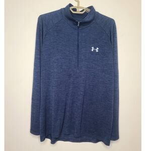Under Armour blue long sleeve 1/4 zip pullover jacket - XL